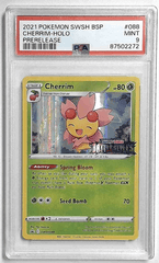 V1090: 2021: CHERRIM-HOLO: SWSH088: PRERELEASE: PSA 9: MINT: 87502272